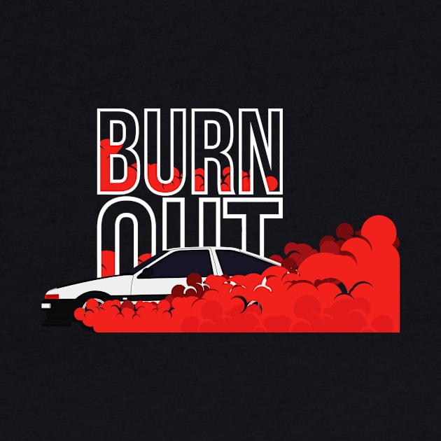 Toyota AE86 Burnout by AdriaStore1